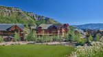 Snowmass Base Village in the summer 